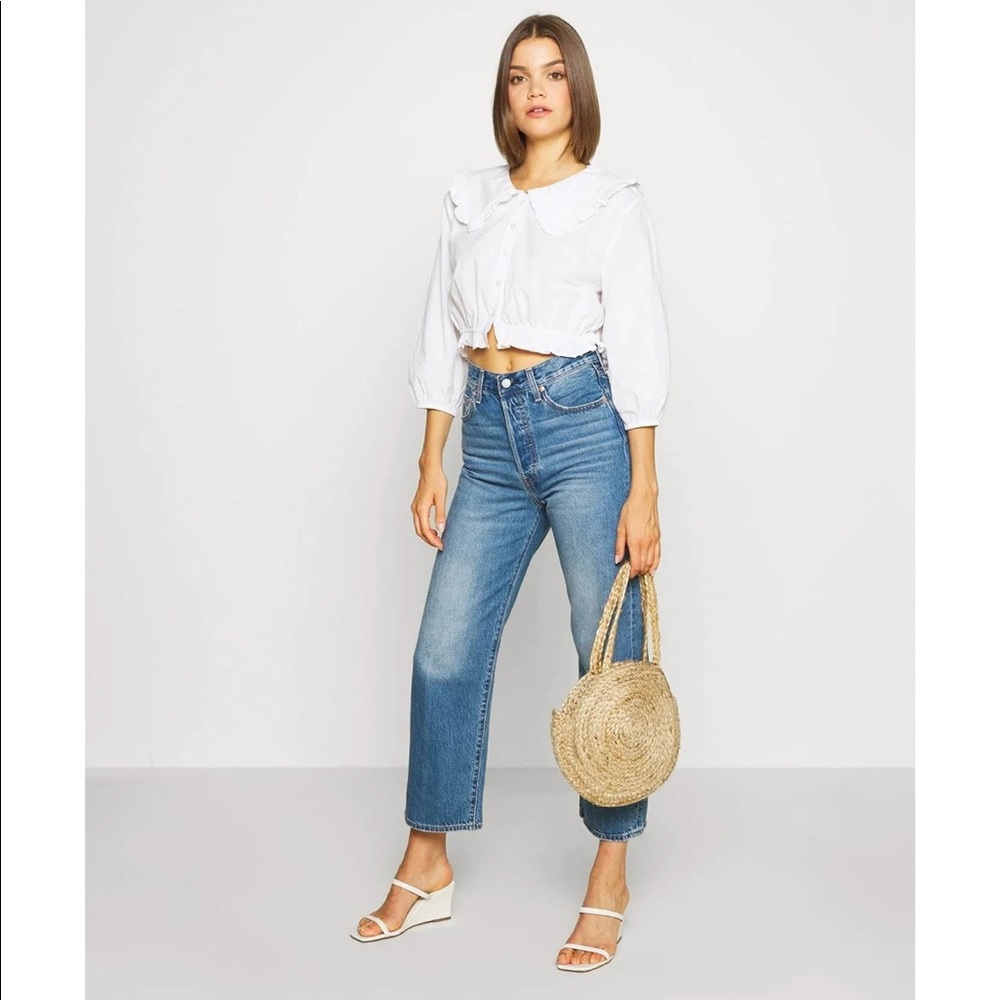 🔥🔥🔥NWT Levi's® Premium RIBCAGE STRAIGHT ANKLE JEANS - Picture 10 of 11